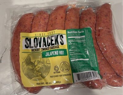 Jalapeno Hot Hickory Smoked Sausage, Jalapeno Hot