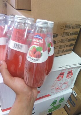 Strawberry Chia Seed Drink, Strawberry