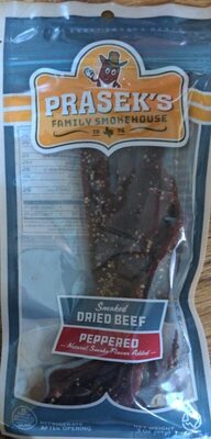Peppered Smoked Dried Beef, Peppered Smoked