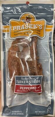 Peppered Smoked Dried Turkey Strips, Peppered Smoked