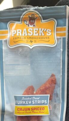 Cajun Spiced Smoked Dried Turkey Strips, Cajun Spiced Smoked