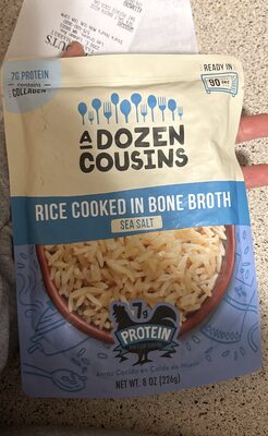 Sea Salt In Bone Broth Rice Cooked