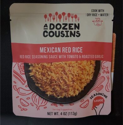 Mexican Red Rice Seasoning Sauce With Tomato & Roasted Garlic, Mexican Red