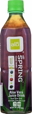 Spring Mixed Berry Aloe Vera Juice Drink, Spring