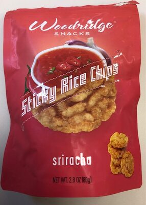 Sriracha Sticky Rice Chips, Sriracha
