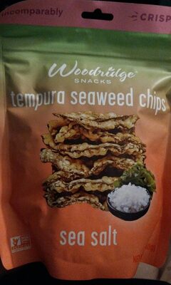 Sea Salt Tempura Seaweed Chips, Sea Salt