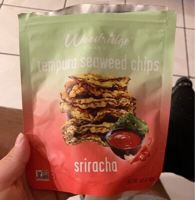 Sriracha Tempura Seaweed Chips, Sriracha