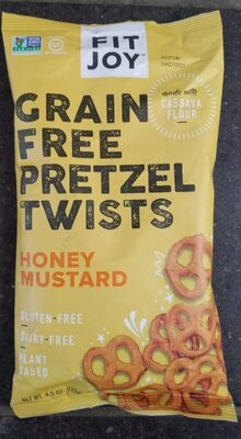 Tangy Dijon Mustard Grain Free Pretzels, Tangy Dijon Mustard