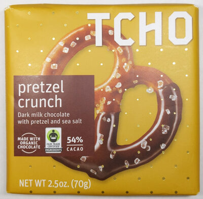 Pretzel Crunch Dark Milk Chocolate With Pretzel & Sea Salt, Pretzel Crunch
