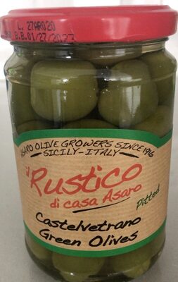 Castelvetrano Pitted Green Olives, Castelvetrano