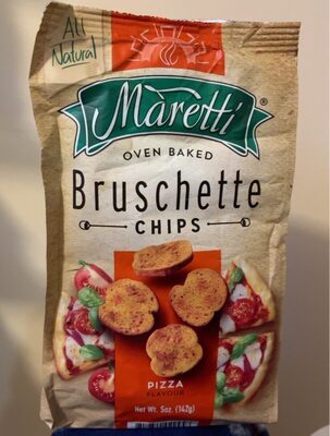 Pizza Oven Baked Bruschette Chips, Pizza