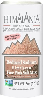 Himalayan Reduced Sodium Pink Fine Salt Mix, Himalayan Reduced Sodium Pink