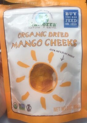 Mango Organic Dried Cheeks, Mango