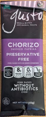 Gusto, Chorizo Smoked Paprika
