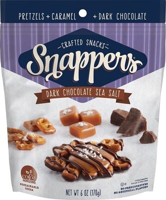 Dark Chocolate Sea Salt Caramel & Pretzel Cluster, Dark Chocolate Sea Salt