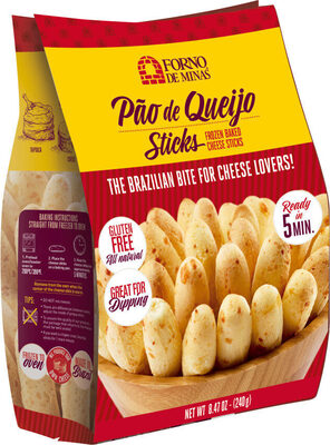 Gluten Free All Natural Frozen Baked Cheese Sticks, Cheese