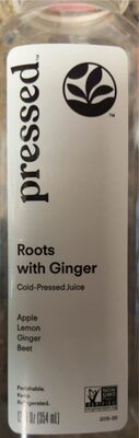 Roots With Ginger Cold-Pressed Juice, Roots With Ginger