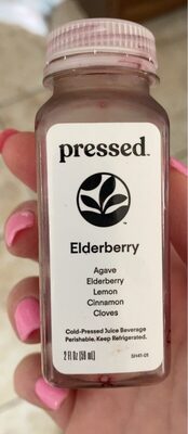 Elderberry Cold-Pressed Juice Beverage, Elderberry