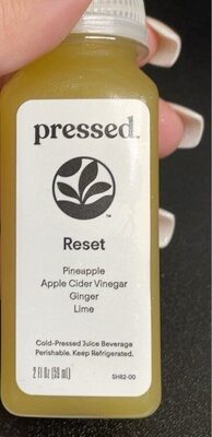 Reset Cold-Pressed Juice Beverage, Reset