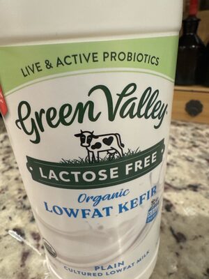 Plain Lactose Free Organic Lowfat Kefir, Plain