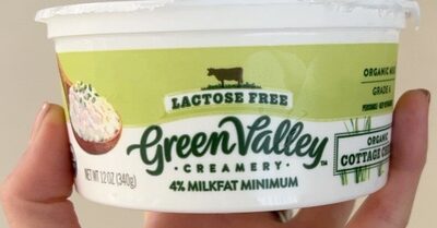4% Lactose Free Organic Cottage Cheese