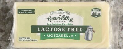 Mozzarella Lactose Free Cheese Bar, Mozzarella