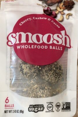 Cherry, Cashew & Cacao Wholefood Balls, Cherry, Cashew & Cacao
