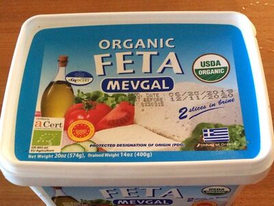 Feta Greek Organic Cheese, Feta