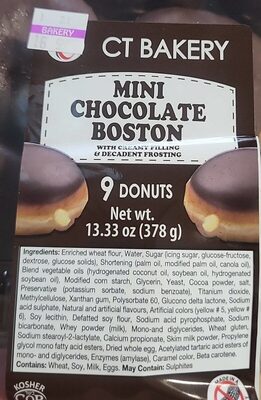 Mini Chocolate Boston Donuts, Chocolate