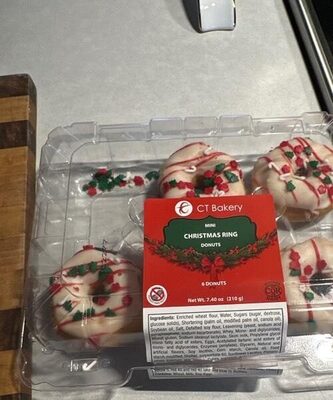 Christmas Ring Mini Donuts, Christmas Ring