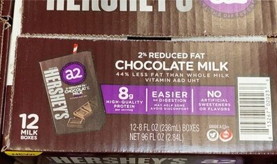 Chocolate A2 2% Reduced Fat Milk, Chocolate