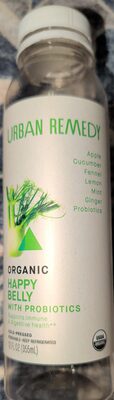 Organic Happy Belly With Probiotics Juice, Happy Belly