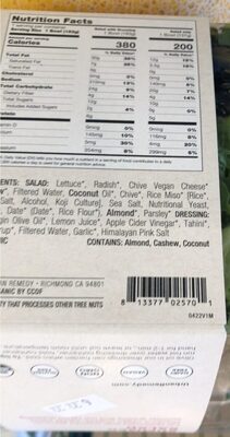 Organic Summer Salad