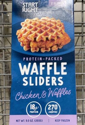 Chicken & Waffles Sliders, Chicken & Waffles