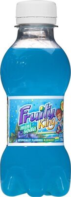 Fruity King, Mini Soda, Blueberry, Blueberry