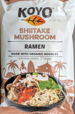 Shitake Mushroom Ramen Organic Noodles, Shitake Mushroom