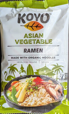 Asian Vegetable Ramen Organic Noodles, Asian Vegetable