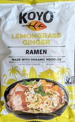 Lemongrass Ginger Ramen Noodles, Lemongrass Ginger