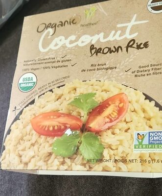 Organic Coconut Brown Rice, Coconut