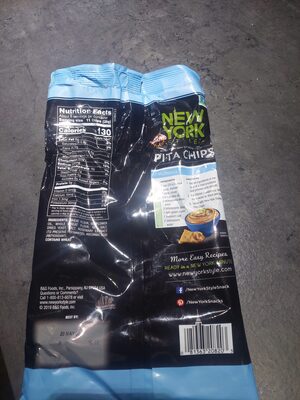 New York Style, Pita Chips, Sea Salt, Sea Salt