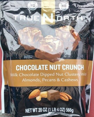 Chocolate Nut Crunch Milk Chocolate Dipped Nut Clusters With Almonds, Pecans & Cashews, Chocolate Nut Crunch