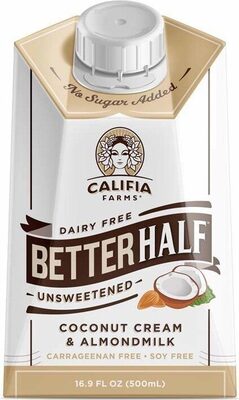 Unsweetened Coconut Cream & Almond Milk, Unsweetened