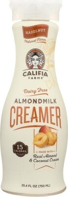 Hazelnut Flavored Almondmilk Creamer, Hazelnut