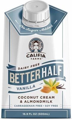 Vanilla Flavored Coconut Cream & Almondmilk, Vanilla