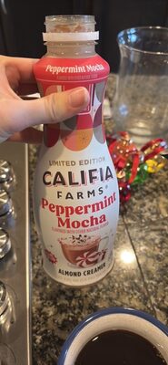 Peppermint Mocha Almond Milk Creamer, Peppermint Mocha