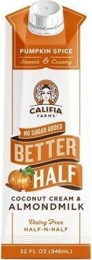 Pumpkin Spice Almondmilk Creamer, Pumpkin Spice