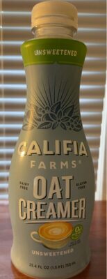 Unsweetened Oat Creamer, Unsweetened