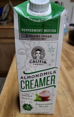 Peppermint Mocha Almondmilk Creamer, Peppermint Mocha