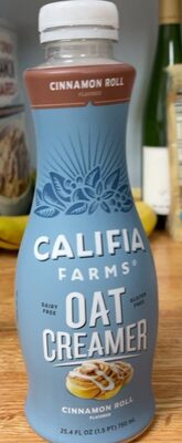 Cinnamon Roll Flavored Oat Creamer, Cinnamon Roll