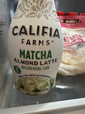 Matcha Almond Latte Green Tea With Almondmilk, Matcha Almond Latte